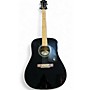 Used Epiphone PR160 Black Acoustic Guitar Black
