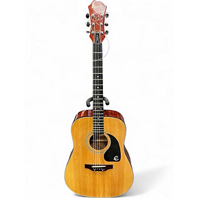 Used Epiphone PR200 Natural Acoustic Guitar