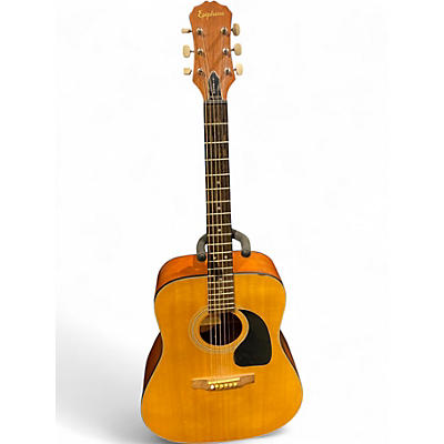 Used Epiphone PR200 Natural Acoustic Guitar