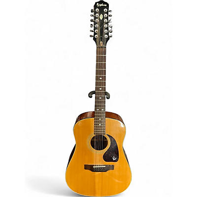 Used Epiphone PR350-12 Natural 12 String Acoustic Guitar