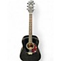 Used Epiphone PR350B Black Acoustic Guitar Black