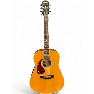 Used Epiphone PR350S Natural Acoustic Guitar