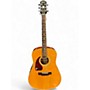 Used Epiphone PR350S Natural Acoustic Guitar Natural