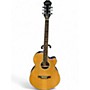 Used Epiphone PR4E Natural Acoustic Electric Guitar Natural