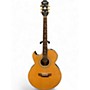 Used Epiphone PR5E Left Handed Natural Acoustic Electric Guitar Natural