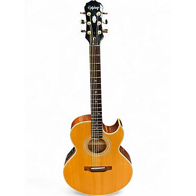 Used Epiphone PR5E Natural Acoustic Electric Guitar
