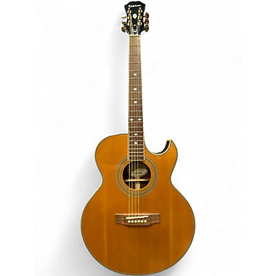 Used Epiphone PR5E Natural Acoustic Electric Guitar