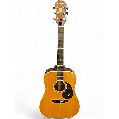 Used Epiphone PR745 Natural Acoustic Guitar