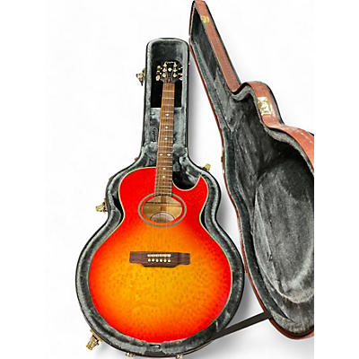 Epiphone Used Epiphone PR7E 2 Color Sunburst Acoustic Electric Guitar