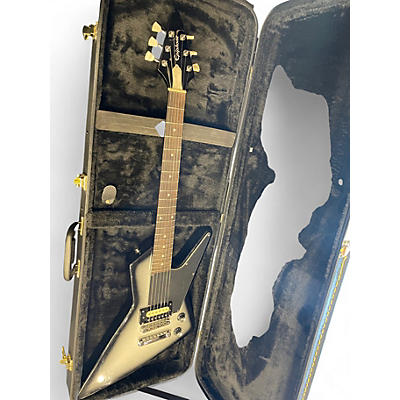 Used Epiphone PRO-1 Explorer Silverburst Solid Body Electric Guitar