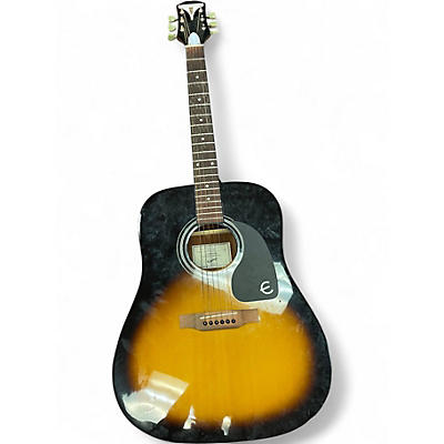 Used Epiphone PRO-1 VS 2 Tone Sunburst Acoustic Guitar