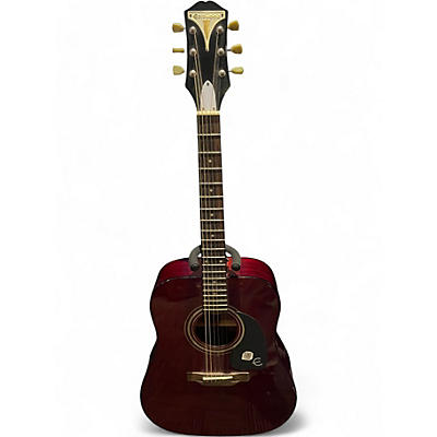 Used Epiphone PRO-1 Wine Red Acoustic Guitar