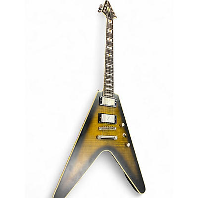Used Epiphone PROPHECY FLYING V Yellow Tiger Solid Body Electric Guitar