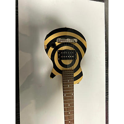 Epiphone Used Epiphone PeeWee Zakk Wylde Les Paul Bullseye Black And Yellow Electric Guitar