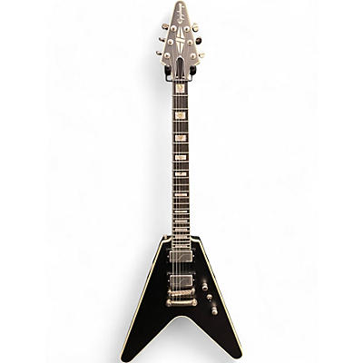 Epiphone Used Epiphone Prophecy Flying V Jet Black Solid Body Electric Guitar