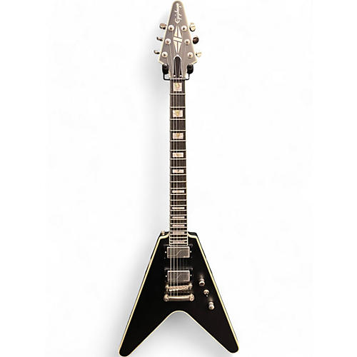 Used Epiphone Prophecy Flying V Jet Black Solid Body Electric Guitar Jet Black