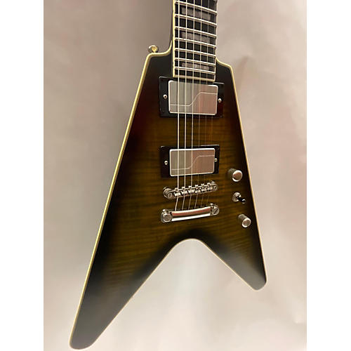 Epiphone Used Epiphone Prophecy Flying V Yellow Tiger Solid Body Electric Guitar Yellow Tiger