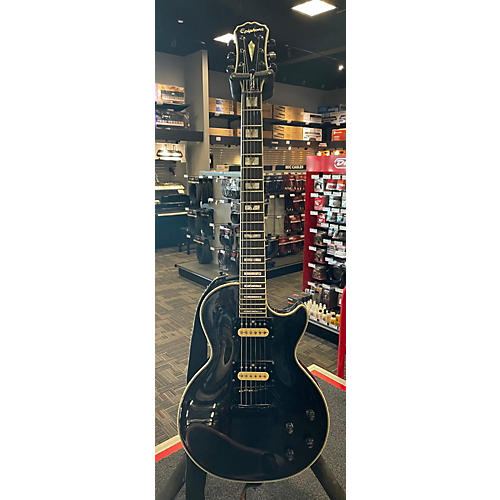 Epiphone Used Epiphone Prophecy Les Paul Custom Plus Black Solid Body Electric Guitar Black