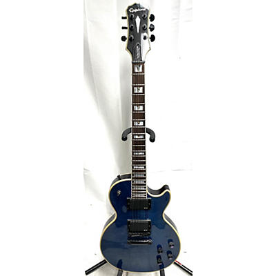 Epiphone Used Epiphone Prophecy Les Paul Custom Plus Blue Solid Body Electric Guitar