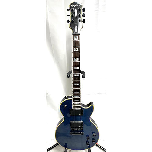 Epiphone Used Epiphone Prophecy Les Paul Custom Plus Blue Solid Body Electric Guitar Blue