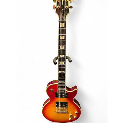 Used Epiphone Prophecy Les Paul Custom Plus Cherry Burst Solid Body Electric Guitar