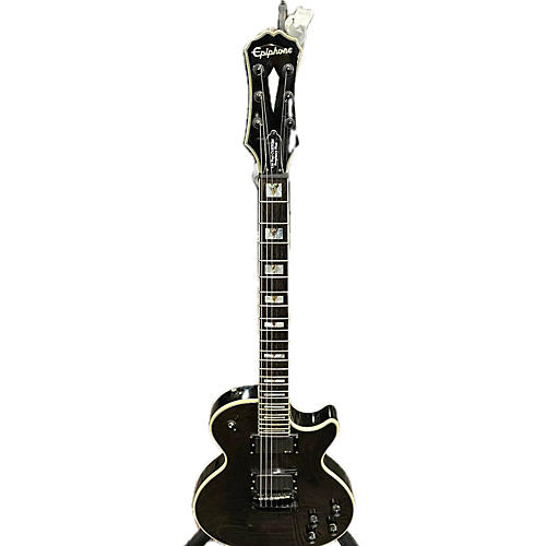 Epiphone Used Epiphone Prophecy Les Paul Custom Plus EX/GX Black Solid Body Electric Guitar Black