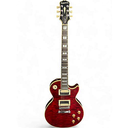 Epiphone Used Epiphone Prophecy Les Paul Custom Plus EX/GX Cherry Red Solid Body Electric Guitar Cherry Red