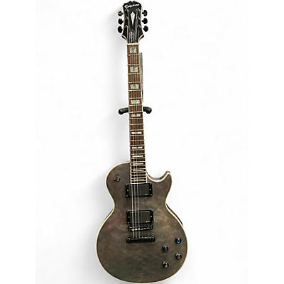 Used Epiphone Prophecy Les Paul Custom Plus TRANS BLACK Solid Body Electric Guitar