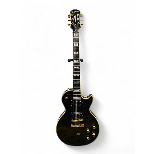 Used Epiphone Prophecy Les Paul Custom Plus Trans Black Solid Body Electric Guitar Trans Black