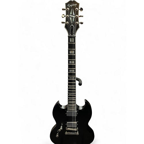 Used Epiphone Prophecy SG Left Handed Black Solid Body Electric Guitar Black