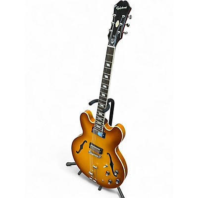 Used Epiphone RIVIERA MINI HUM AMBERBURST Hollow Body Electric Guitar