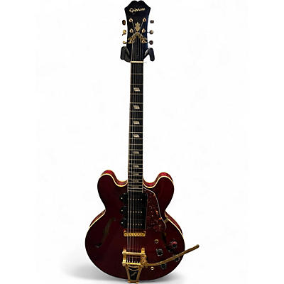 Used Epiphone RIVIERA P93 WR Cherry Solid Body Electric Guitar