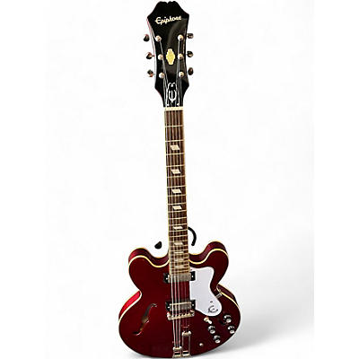 Used Epiphone RIVIERA RED Hollow Body Electric Guitar