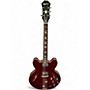 Used Epiphone RIVIERA Red Hollow Body Electric Guitar Red