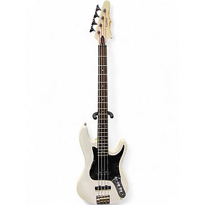 Used Epiphone ROCK BASS WHITE Electric Bass Guitar
