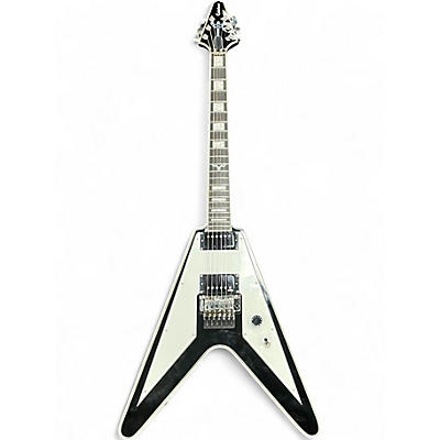 Used Epiphone Richie Faulkner signature flying v Black Solid Body Electric Guitar