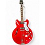 Used Epiphone Rivera E360TD Red Hollow Body Electric Guitar Red