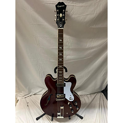 Epiphone Used Epiphone Riviera Burgundy Hollow Body Electric Guitar