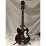 Used Epiphone Used Epiphone Riviera Burgundy Hollow Body Electric Guitar Burgundy