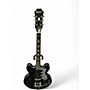 Used Epiphone Riviera Custom P93 Black Royale Black Hollow Body Electric Guitar Black
