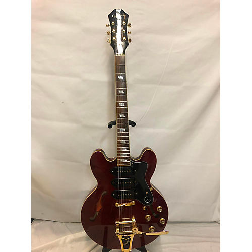 Epiphone Used Epiphone Riviera Custom P93 Wine Red Hollow Body Electric Guitar Wine Red