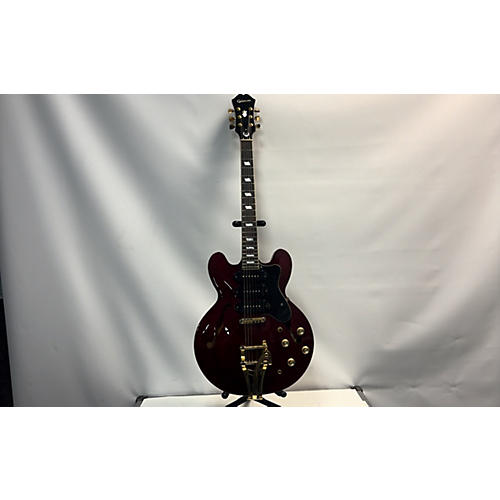 Epiphone Used Epiphone Riviera Custom P93 Wine Red Hollow Body Electric Guitar Wine Red