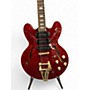 Used Epiphone Riviera Custom P93 Wine Red Hollow Body Electric Guitar Wine Red