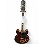 Used Epiphone Riviera Custom P93 Wine Red Hollow Body Electric Guitar Wine Red