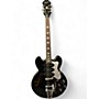 Used Epiphone Riviera P93 Black Hollow Body Electric Guitar Black