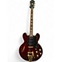 Used Epiphone Riviera P93 WR Wine Red Hollow Body Electric Guitar Wine Red