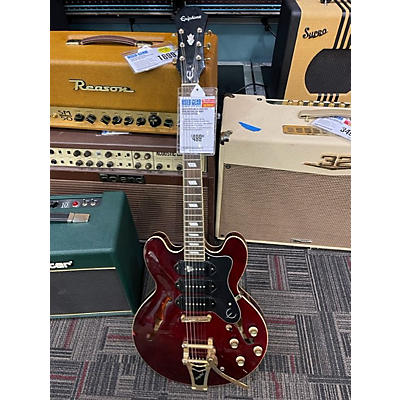 Epiphone Used Epiphone Riviera P93 Wine Red Hollow Body Electric Guitar