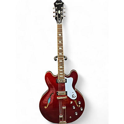 Epiphone Used Epiphone Riviera Red Hollow Body Electric Guitar