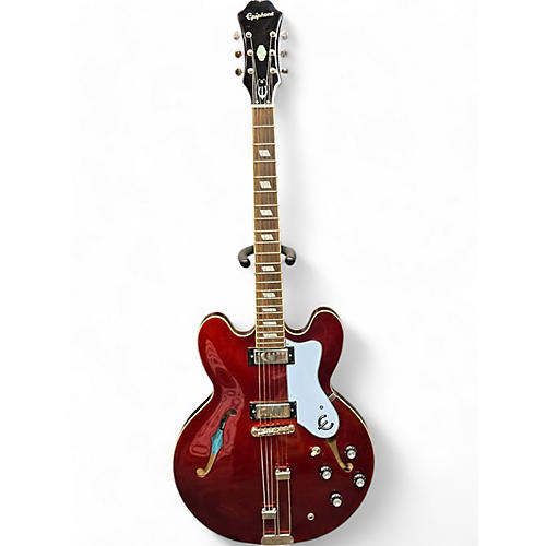 Epiphone Used Epiphone Riviera Red Hollow Body Electric Guitar Red