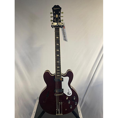 Epiphone Used Epiphone Riviera Semi-Hollow Sparkling Burgundy Hollow Body Electric Guitar Sparkling Burgundy